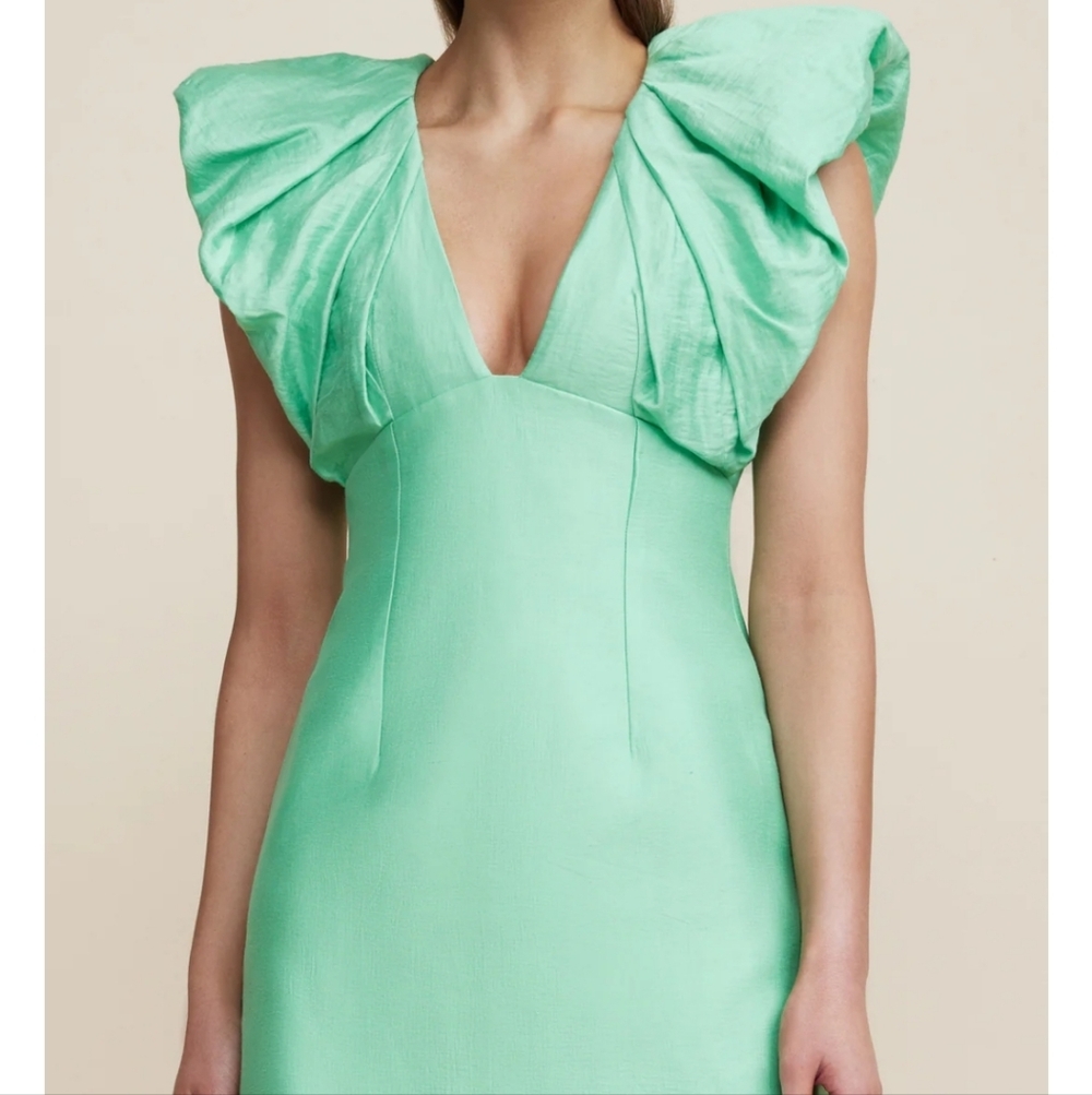 Acler Denare Mint Green Mini Dress